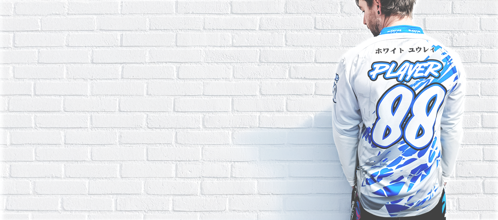 Website Hero Banner White Brick Wall