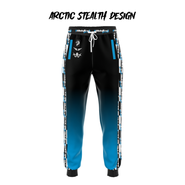 Premium custom Speedsoft pants for Speedsoft and Airsoft, featuring fully customizable artwork, player name and number, chest padding, soft padded shoulders, softshell forearms, breathable mesh side and rear panels, and anti-slide thumbholes – designed for durability, agility, and protection in high-speed gameplay.