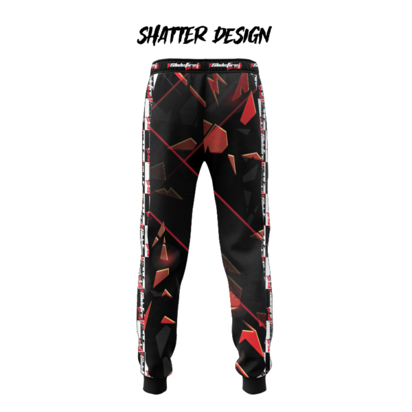 Premium custom Speedsoft pants for Speedsoft and Airsoft, featuring fully customizable artwork, player name and number, chest padding, soft padded shoulders, softshell forearms, breathable mesh side and rear panels, and anti-slide thumbholes – designed for durability, agility, and protection in high-speed gameplay.
