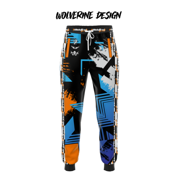 Premium custom Speedsoft pants for Speedsoft and Airsoft, featuring fully customizable artwork, player name and number, chest padding, soft padded shoulders, softshell forearms, breathable mesh side and rear panels, and anti-slide thumbholes – designed for durability, agility, and protection in high-speed gameplay.