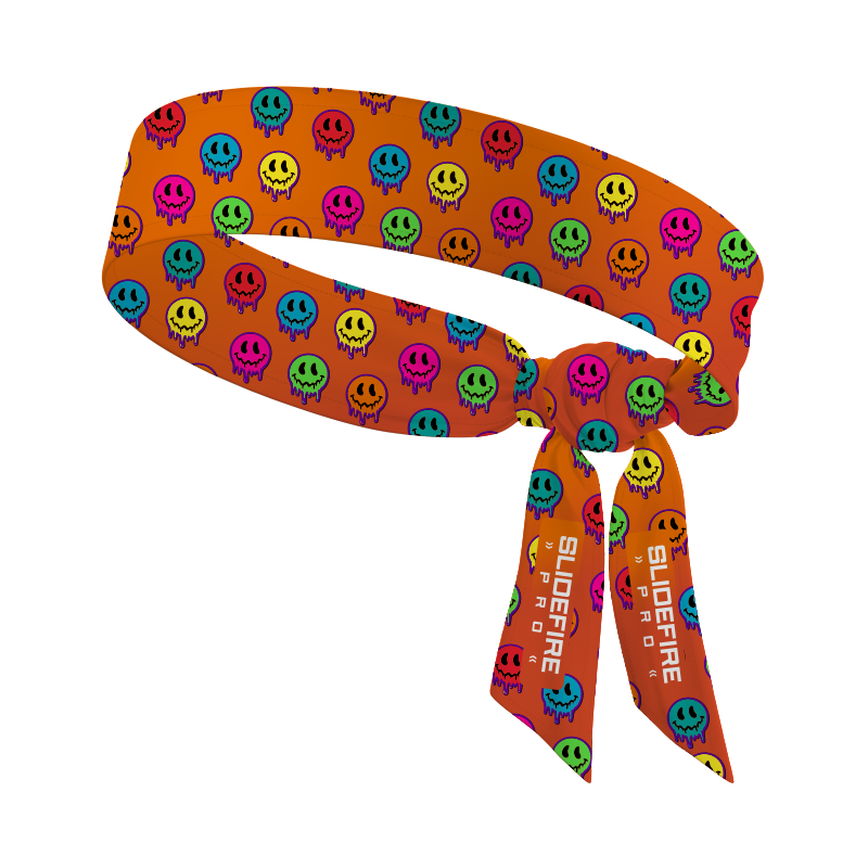 Speedsoft Headtye — Team Edition — Acid Drip Orange