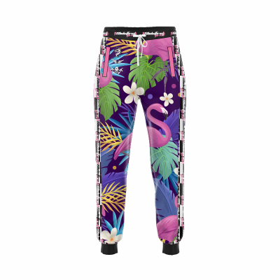 PANTS02 Flamingo Jungle